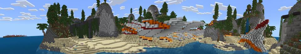 Panorama of the Minecraft Bedrock Marketplace product Plane Crash created by Waypoint Studios.