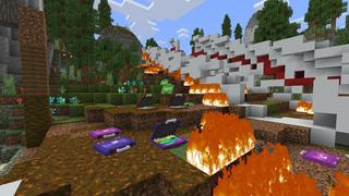 Screenshot of the Minecraft Bedrock Marketplace product Plane Crash created by Waypoint Studios.