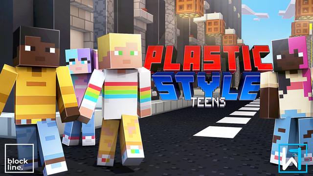 Thumbnail of the Minecraft Bedrock Marketplace product Plastic Style Teens created by Waypoint Studios.