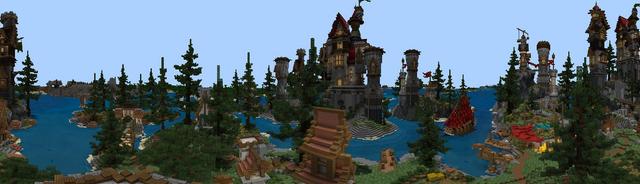 Panorama of the Minecraft Bedrock Marketplace product PokePets Seaside created by Waypoint Studios.