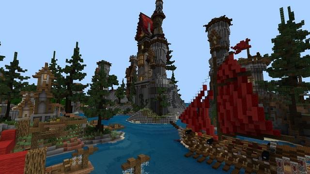 Screenshot of the Minecraft Bedrock Marketplace product PokePets Seaside created by Waypoint Studios.