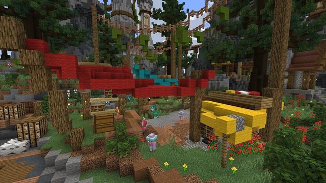 Screenshot of the Minecraft Bedrock Marketplace product PokePets Seaside created by Waypoint Studios.