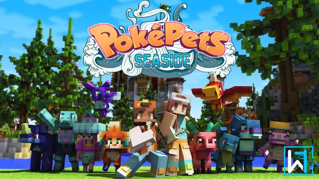 Thumbnail of the Minecraft Bedrock Marketplace product PokePets Seaside created by Waypoint Studios.