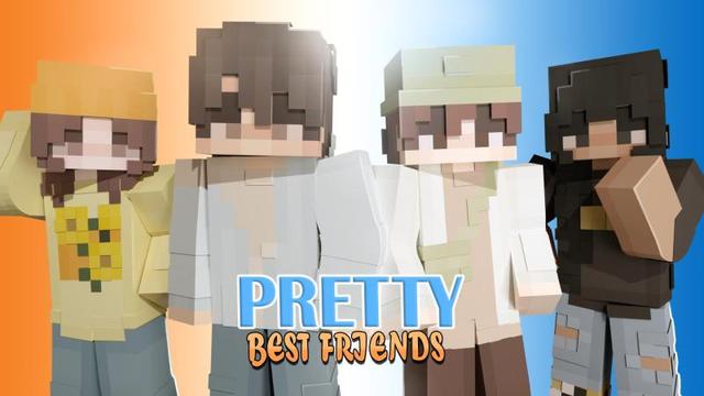 Thumbnail of the Minecraft Bedrock Marketplace product Pretty Best Friends created by Waypoint Studios.