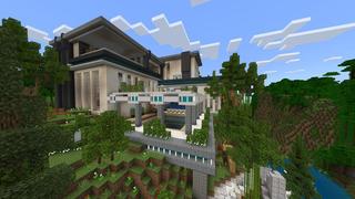 Screenshot of the Minecraft Bedrock Marketplace product Private Millionaire Mansion 2 created by Waypoint Studios.
