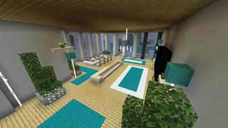 Screenshot of the Minecraft Bedrock Marketplace product Private Millionaire Mansion created by Waypoint Studios.