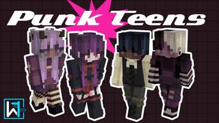 Thumbnail of the Minecraft Bedrock Marketplace product Punk Teens created by Waypoint Studios.