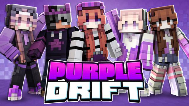Thumbnail of the Minecraft Bedrock Marketplace product Purple Drift created by Waypoint Studios.