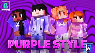 Thumbnail of the Minecraft Bedrock Marketplace product Purple Style created by Waypoint Studios.