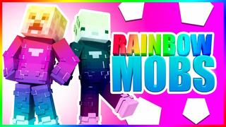 Thumbnail of the Minecraft Bedrock Marketplace product Rainbow Mobs created by Waypoint Studios.