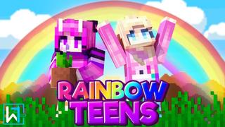 Thumbnail of the Minecraft Bedrock Marketplace product Rainbow Teens created by Waypoint Studios.