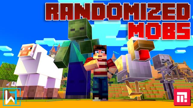 Thumbnail of the Minecraft Bedrock Marketplace product Randomized Mobs created by Waypoint Studios.