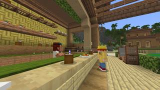 Screenshot of the Minecraft Bedrock Marketplace product Resort created by Waypoint Studios.