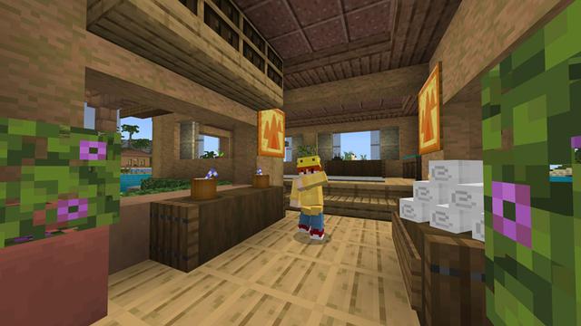 Screenshot of the Minecraft Bedrock Marketplace product Resort created by Waypoint Studios.