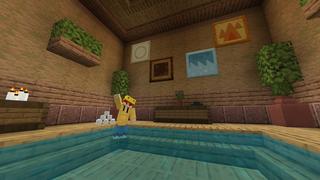 Screenshot of the Minecraft Bedrock Marketplace product Resort created by Waypoint Studios.