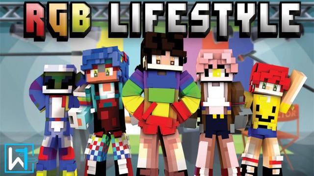 Thumbnail of the Minecraft Bedrock Marketplace product RGB Lifestyle created by Waypoint Studios.