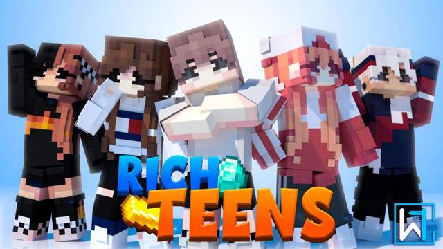 Thumbnail of the Minecraft Bedrock Marketplace product Rich Teens created by Waypoint Studios.