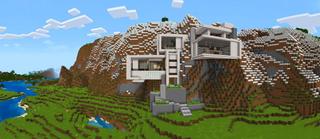 Panorama of the Minecraft Bedrock Marketplace product Safest Millionaire Mansion created by Waypoint Studios.