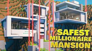 Thumbnail of the Minecraft Bedrock Marketplace product Safest Millionaire Mansion created by Waypoint Studios.