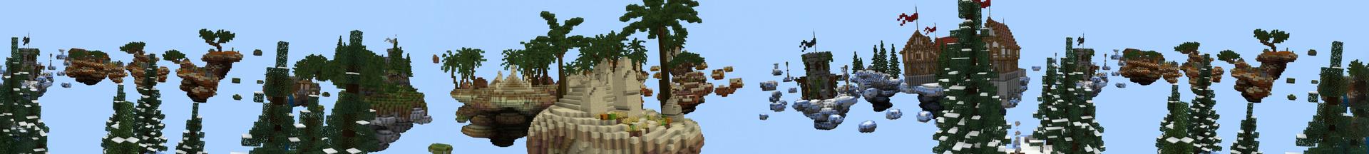 Panorama of the Minecraft Bedrock Marketplace product Saving the Villagers created by Waypoint Studios.