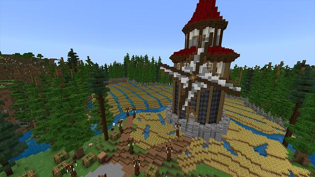 Screenshot of the Minecraft Bedrock Marketplace product Scarlet Kingdom created by Waypoint Studios.