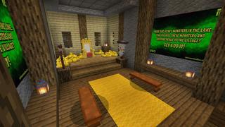 Screenshot of the Minecraft Bedrock Marketplace product Scary Lake Monster created by Waypoint Studios.