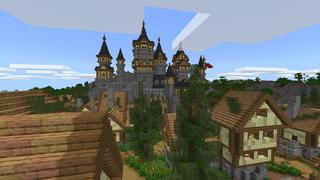 Screenshot of the Minecraft Bedrock Marketplace product Scary Lake Monster created by Waypoint Studios.