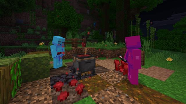 Screenshot of the Minecraft Bedrock Marketplace product Scary Nights created by Waypoint Studios.