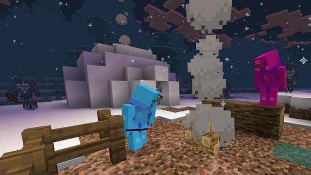 Screenshot of the Minecraft Bedrock Marketplace product Scary Nights created by Waypoint Studios.