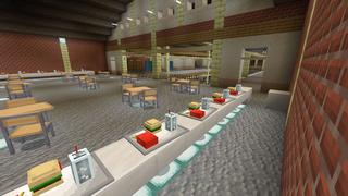 Screenshot of the Minecraft Bedrock Marketplace product School City created by Waypoint Studios.