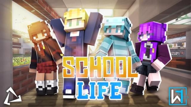 Thumbnail of the Minecraft Bedrock Marketplace product School Life created by Waypoint Studios.