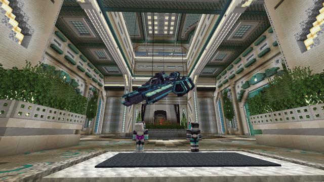 Screenshot of the Minecraft Bedrock Marketplace product Sci-Fi Adventure created by Waypoint Studios.