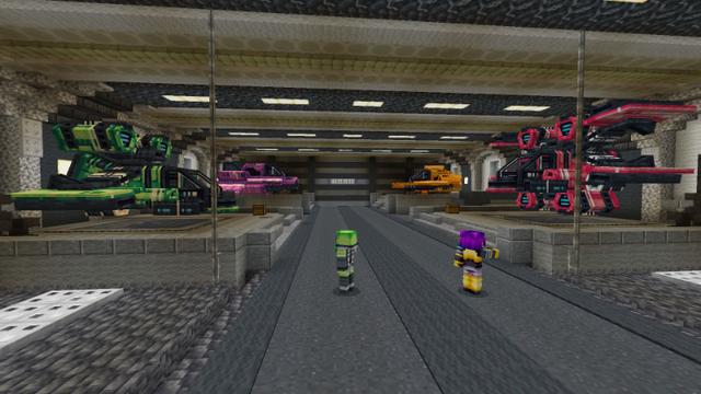 Screenshot of the Minecraft Bedrock Marketplace product Sci-Fi Adventure created by Waypoint Studios.