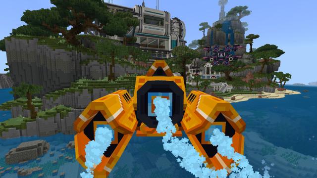 Screenshot of the Minecraft Bedrock Marketplace product Sci-Fi Adventure created by Waypoint Studios.