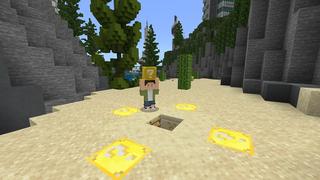 Screenshot of the Minecraft Bedrock Marketplace product Sci-Fi Lucky Block created by Waypoint Studios.