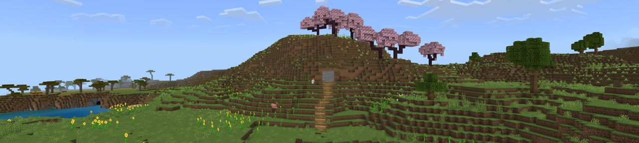 Panorama of the Minecraft Bedrock Marketplace product Secret Base created by Waypoint Studios.