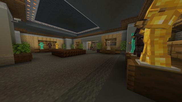 Screenshot of the Minecraft Bedrock Marketplace product Secret Base created by Waypoint Studios.