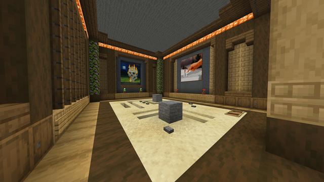 Screenshot of the Minecraft Bedrock Marketplace product Secret Base created by Waypoint Studios.