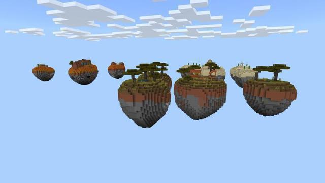 Screenshot of the Minecraft Bedrock Marketplace product Skyblock! created by Waypoint Studios.