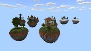 Screenshot of the Minecraft Bedrock Marketplace product Skyblock! created by Waypoint Studios.