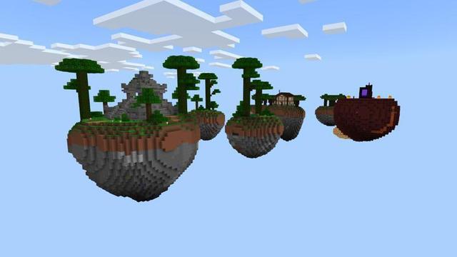 Screenshot of the Minecraft Bedrock Marketplace product Skyblock! created by Waypoint Studios.