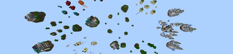 Panorama of the Minecraft Bedrock Marketplace product Skyblock Hacker Tools created by Waypoint Studios.