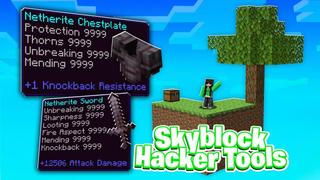 Thumbnail of the Minecraft Bedrock Marketplace product Skyblock Hacker Tools created by Waypoint Studios.