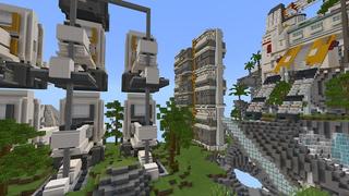 Screenshot of the Minecraft Bedrock Marketplace product Skyblock Industries created by Waypoint Studios.