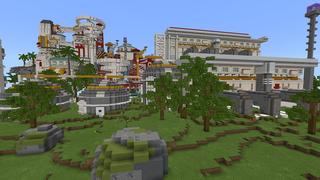 Screenshot of the Minecraft Bedrock Marketplace product Skyblock Industries created by Waypoint Studios.