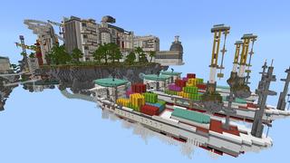 Screenshot of the Minecraft Bedrock Marketplace product Skyblock Industries created by Waypoint Studios.