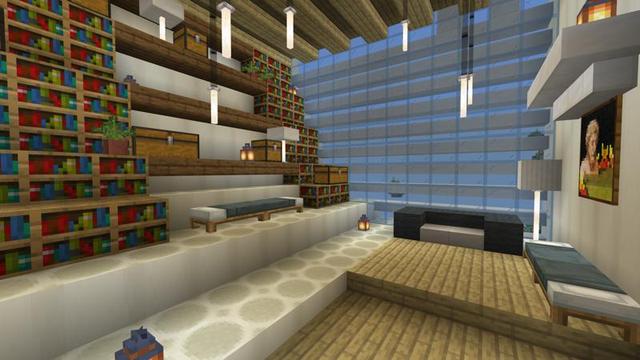 Screenshot of the Minecraft Bedrock Marketplace product Skyblock Lazy Mansion created by Waypoint Studios.