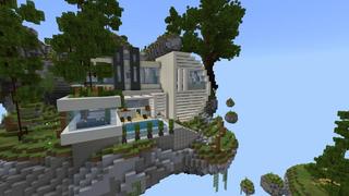 Screenshot of the Minecraft Bedrock Marketplace product Skyblock Lazy Mansion created by Waypoint Studios.