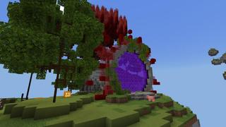 Screenshot of the Minecraft Bedrock Marketplace product Skyblock Lazy Mansion created by Waypoint Studios.