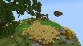 Screenshot of the Minecraft Bedrock Marketplace product Skyblock Lazy Mansion created by Waypoint Studios.